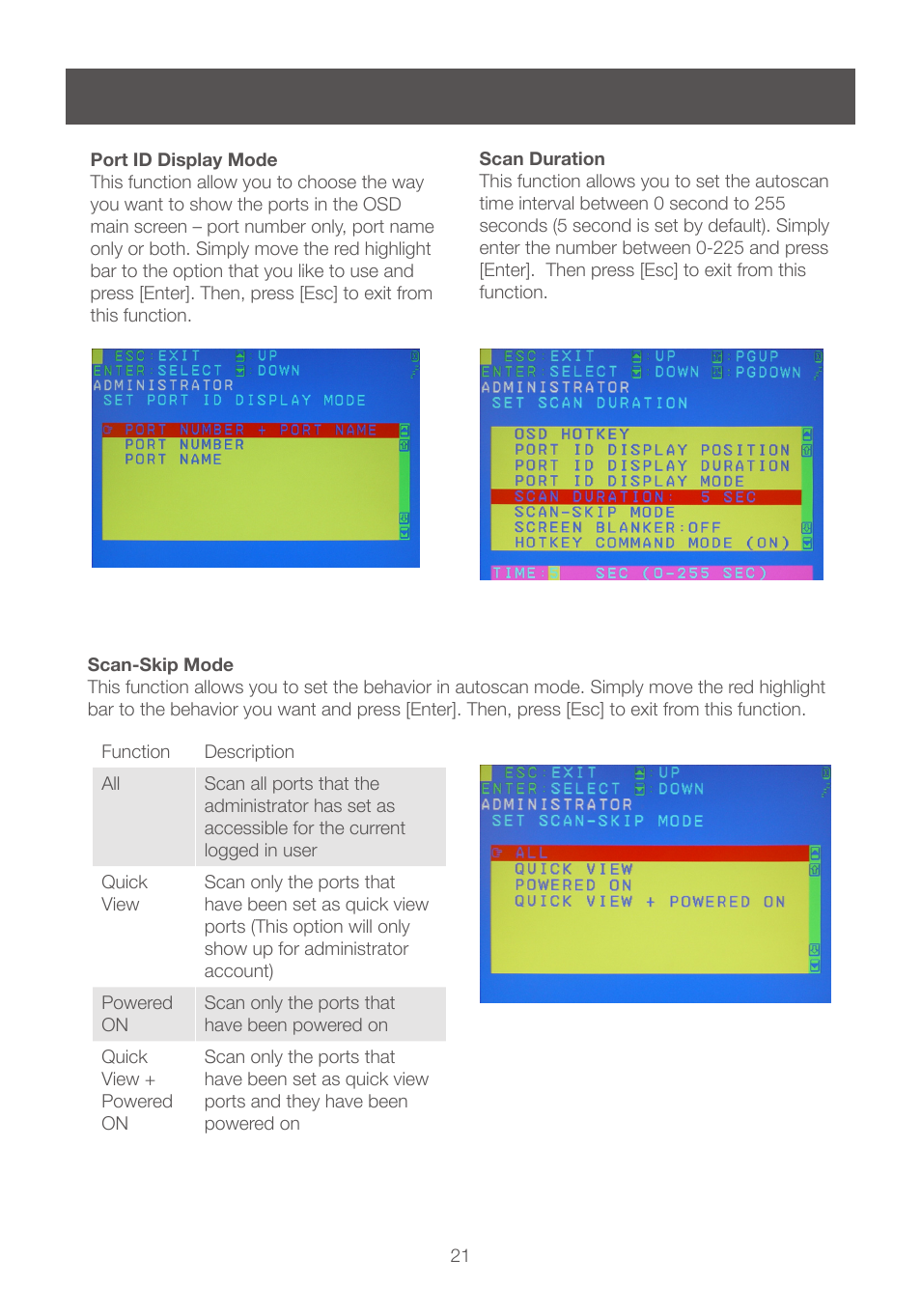 IOGear GCS1208 User Manual | Page 21 / 48