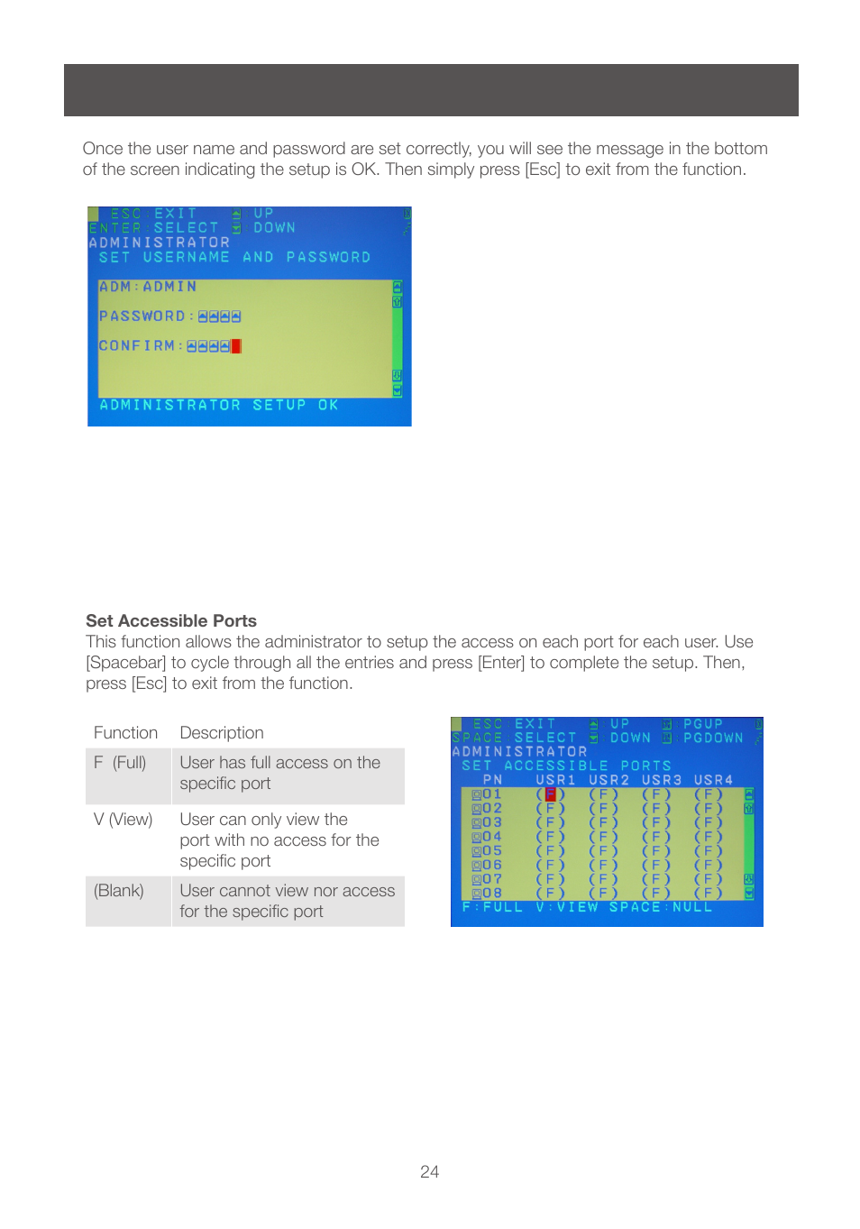 IOGear GCS1208 User Manual | Page 24 / 48