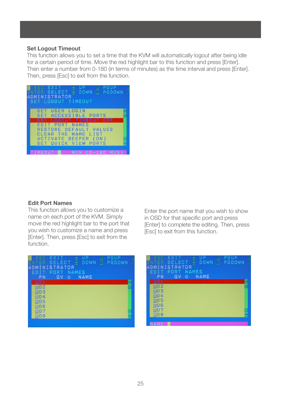 IOGear GCS1208 User Manual | Page 25 / 48