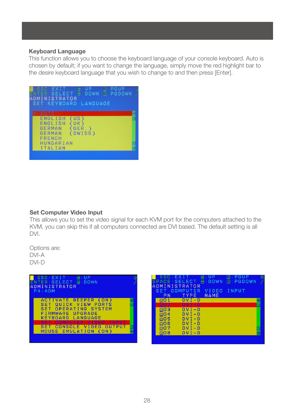 IOGear GCS1208 User Manual | Page 28 / 48