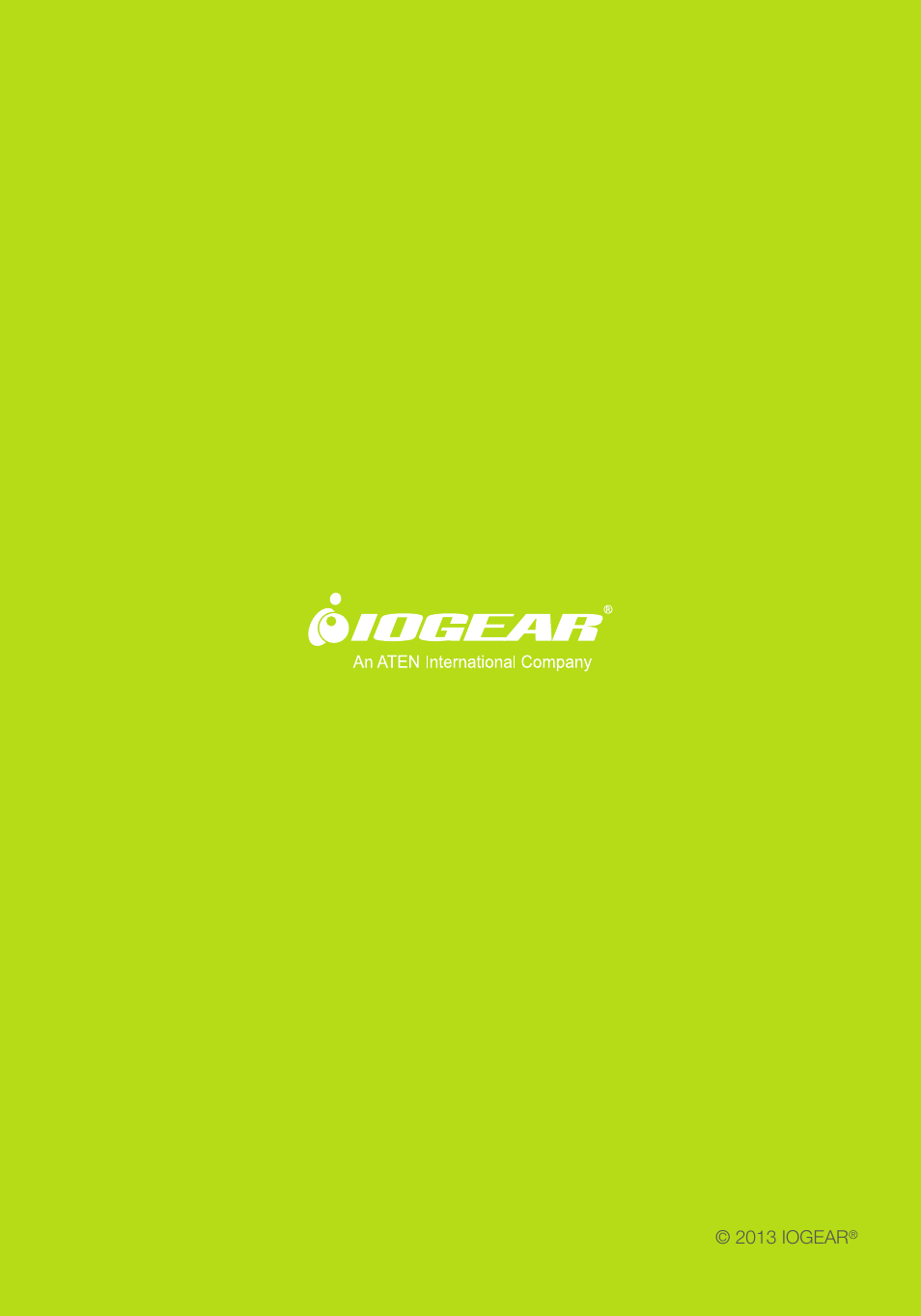 2013 iogear | IOGear GCS1208 User Manual | Page 48 / 48