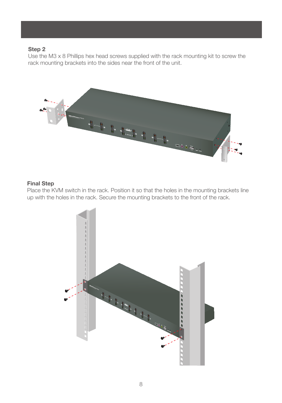 Aut o sc an k/m rese t | IOGear GCS1208 User Manual | Page 8 / 48