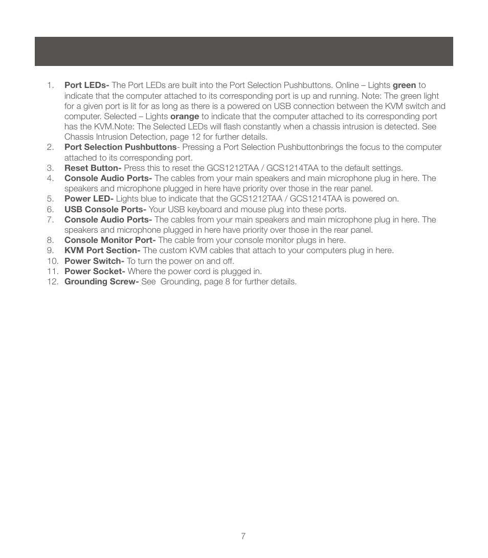 IOGear GCS1214TAA User Manual | Page 7 / 16