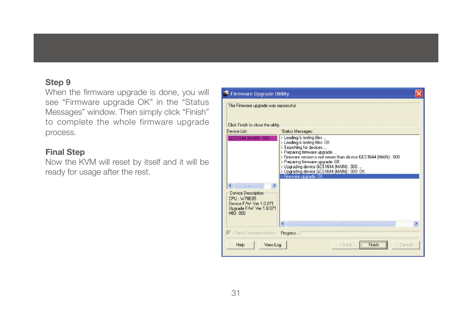 IOGear GCS1644 v2 User Manual | Page 31 / 38