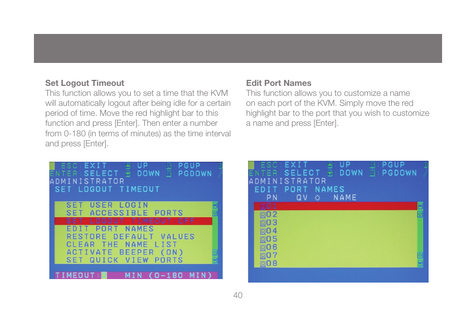 IOGear GCS1808KITU User Manual | Page 40 / 68