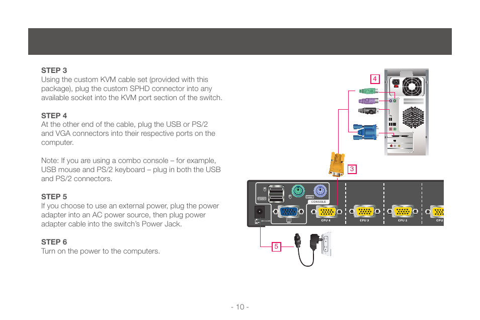 IOGear GCS1724 User Manual | Page 10 / 36