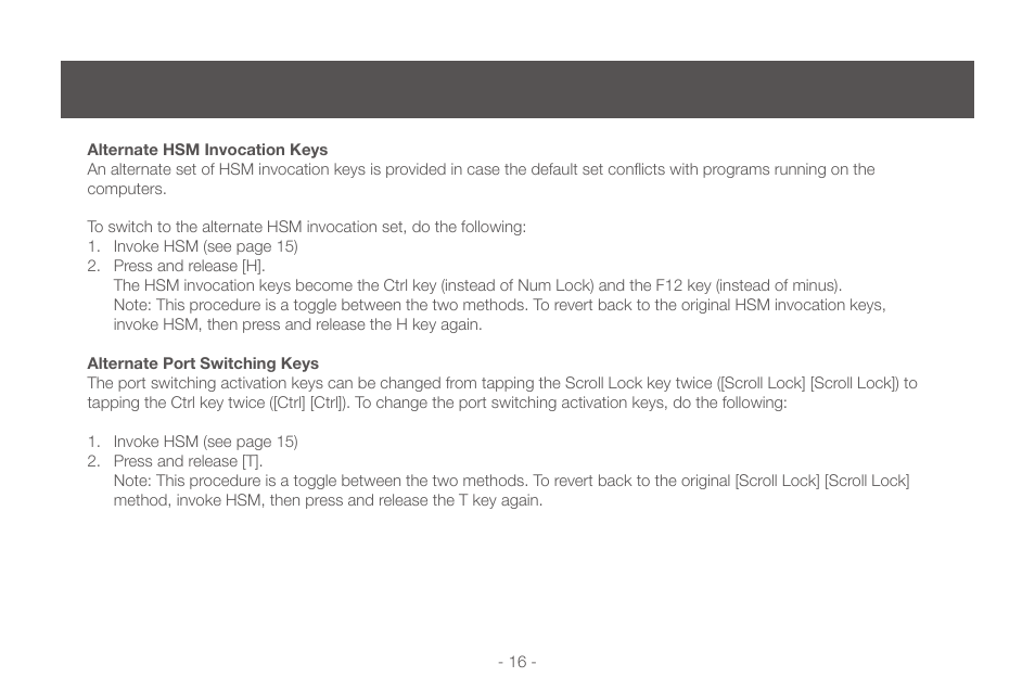 IOGear GCS1724 User Manual | Page 16 / 36