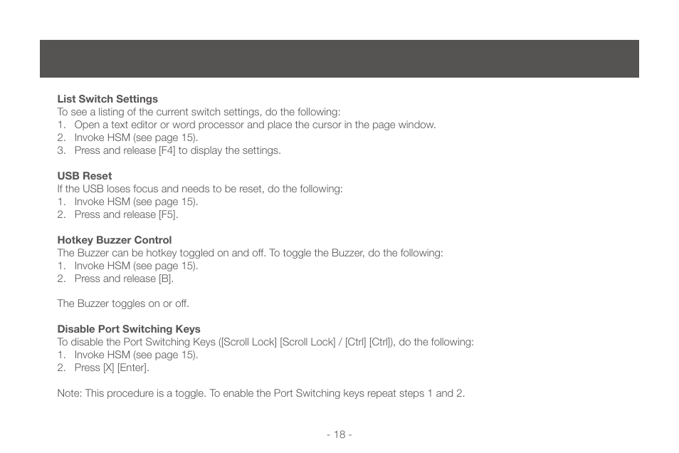 IOGear GCS1724 User Manual | Page 18 / 36