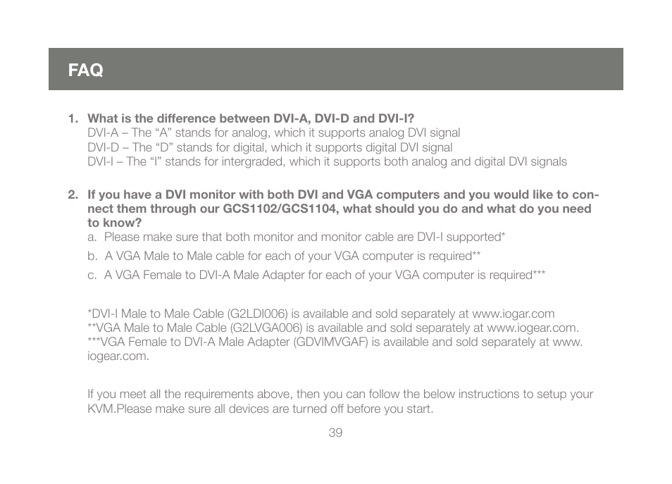 IOGear GCS1782G User Manual | Page 39 / 48