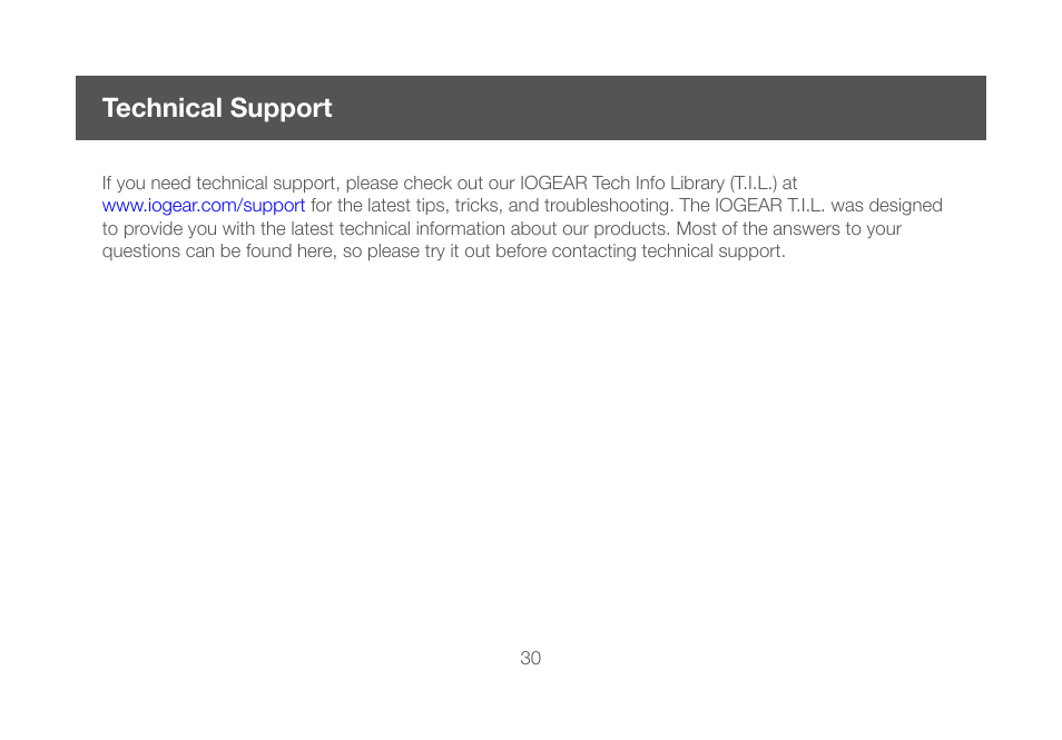Technical support | IOGear GCS632UW6 Manual User Manual | Page 30 / 36