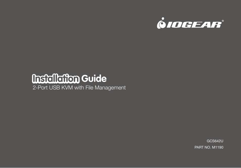 IOGear GCS642U User Manual | 34 pages