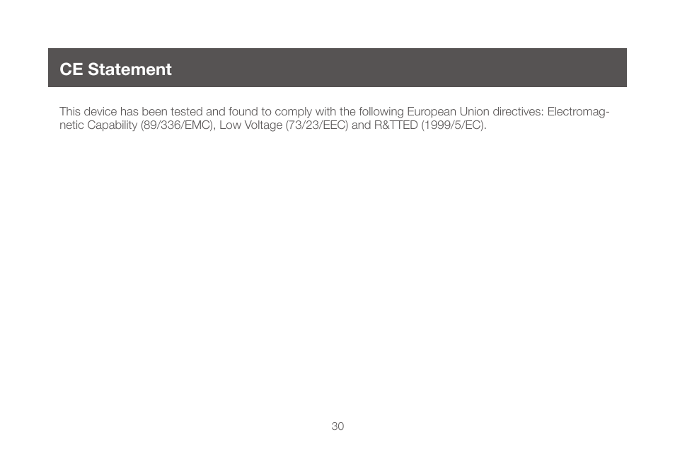 Ce statement | IOGear GCS642U User Manual | Page 30 / 34