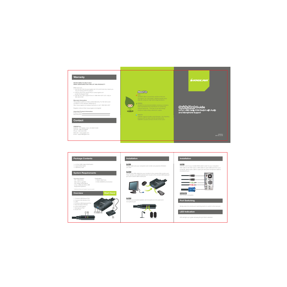 IOGear GCS72U User Manual | 1 page