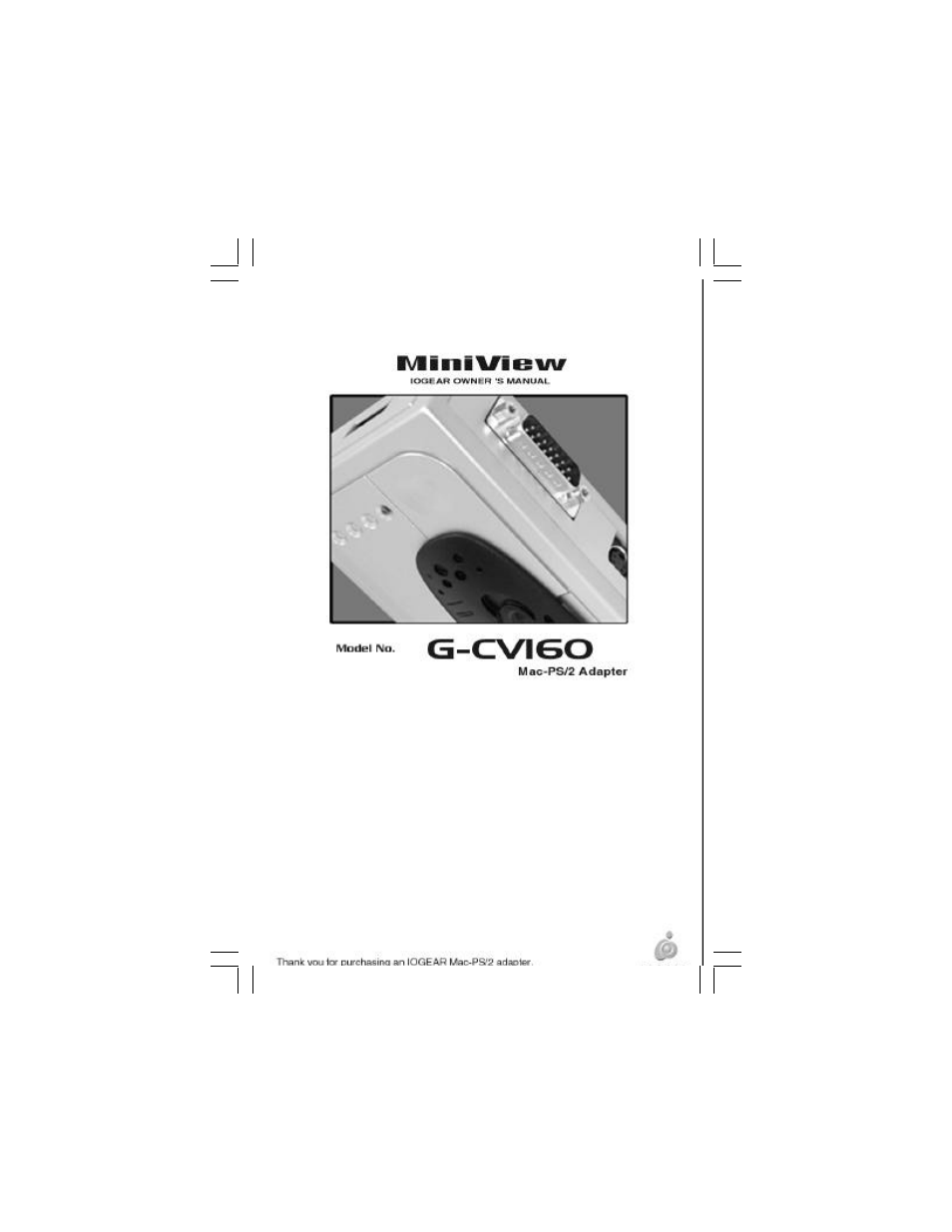 IOGear GCV160 User Manual | 16 pages