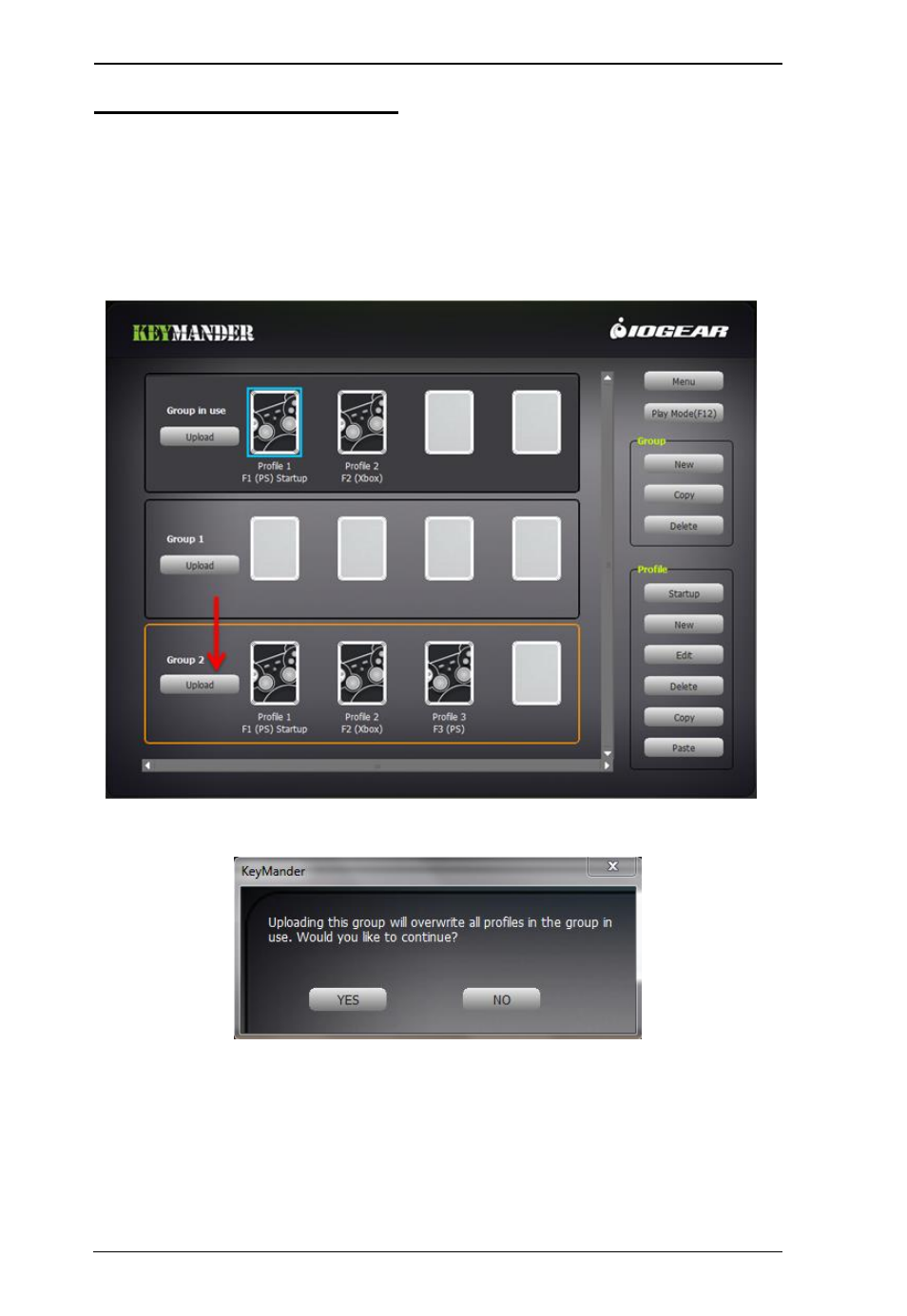 Uploading to group in use | IOGear GE1337P Manual User Manual | Page 36 / 57