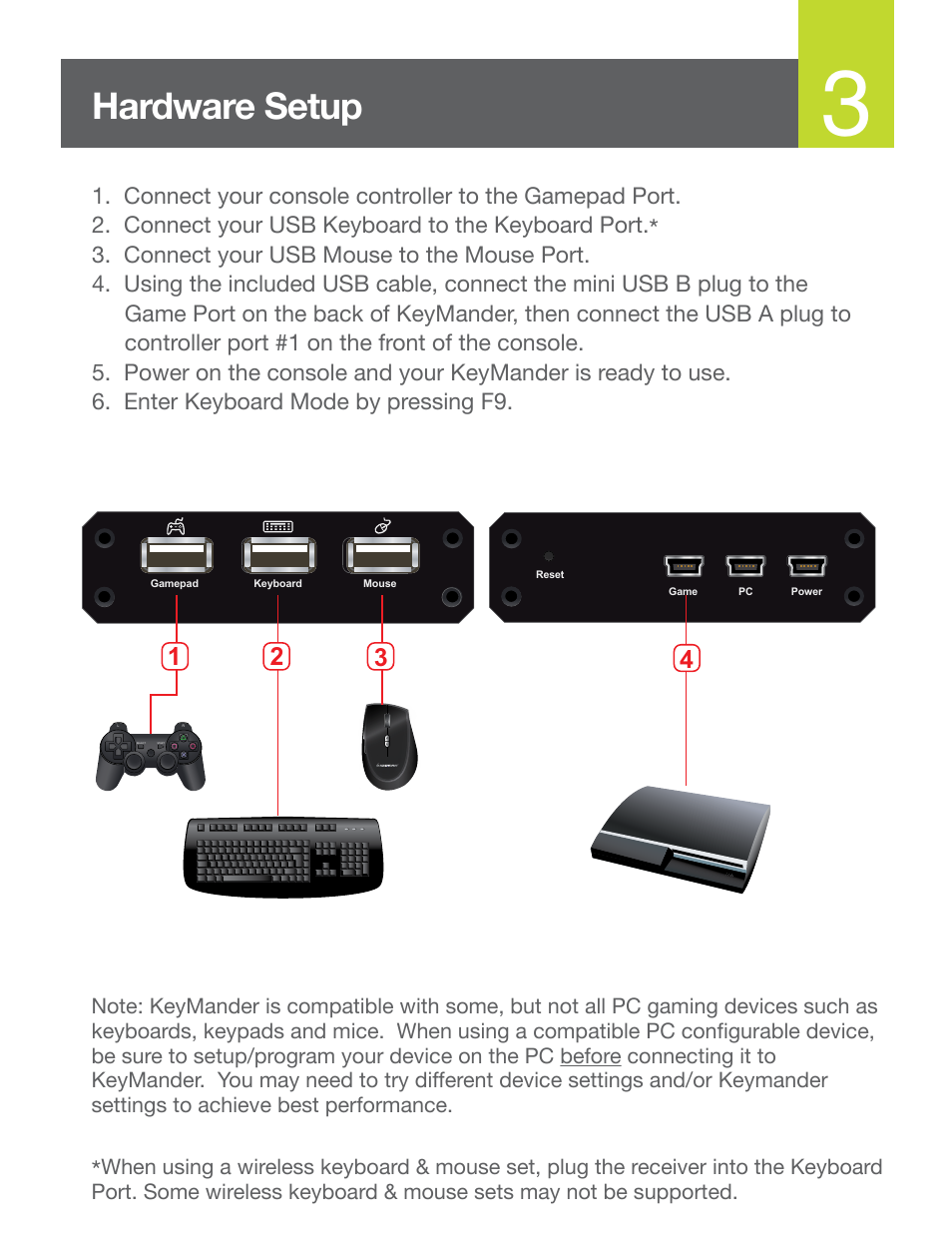Hardware setup | IOGear GE1337P Quick Start User Manual | Page 4 / 16