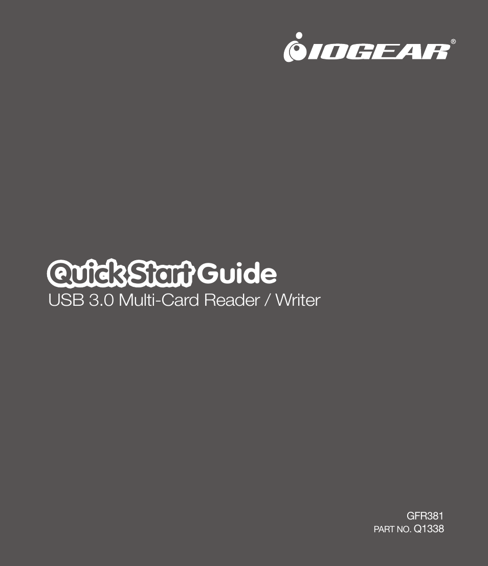 IOGear GFR381 User Manual | 8 pages