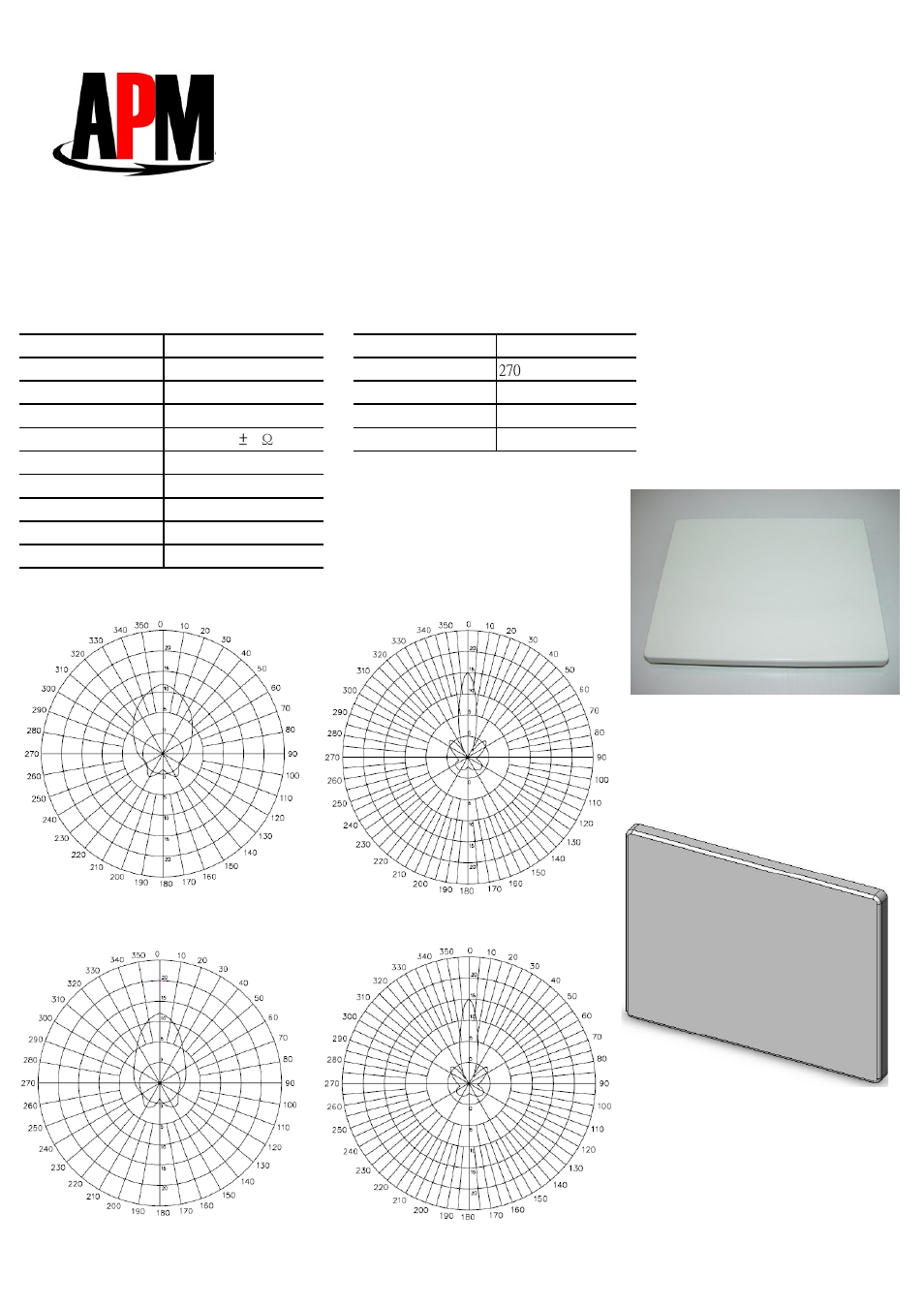 APM APG-251215 User Manual | 1 page