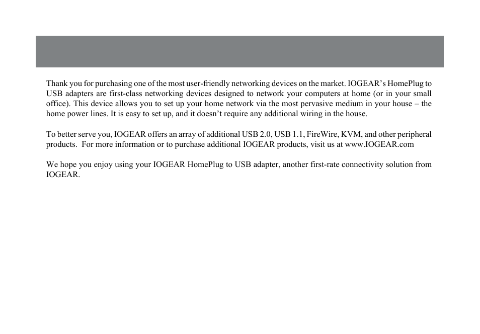 Welcome | IOGear GHPU21 User Manual | Page 3 / 75