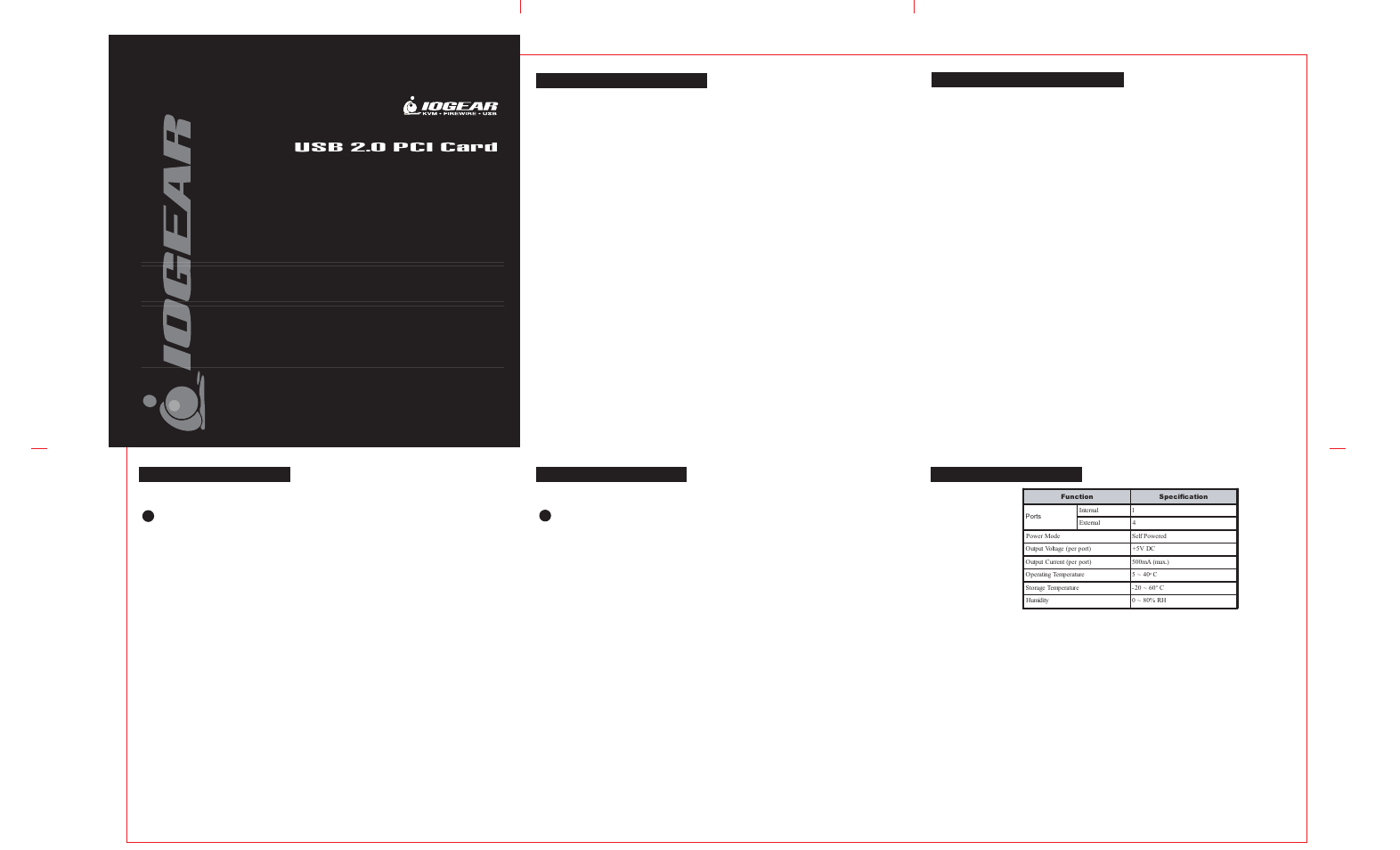 IOGear GIC250U User Manual | 1 page