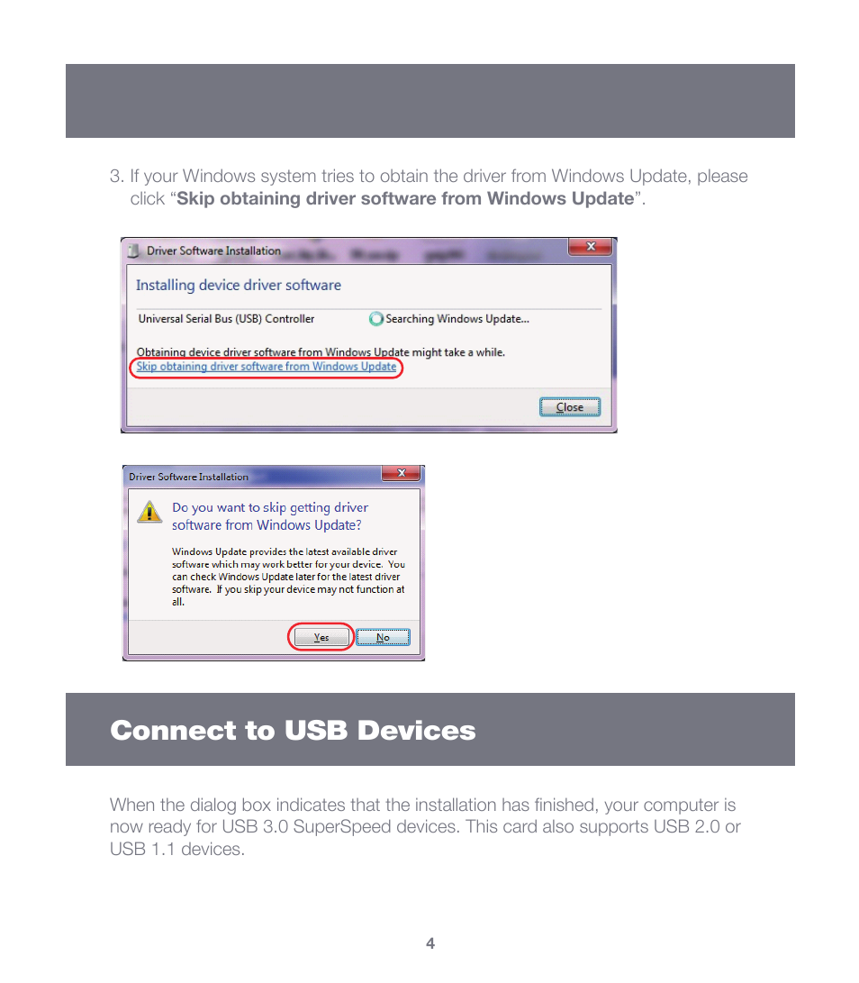 Connect to usb devices | IOGear GIC320U User Manual | Page 5 / 8