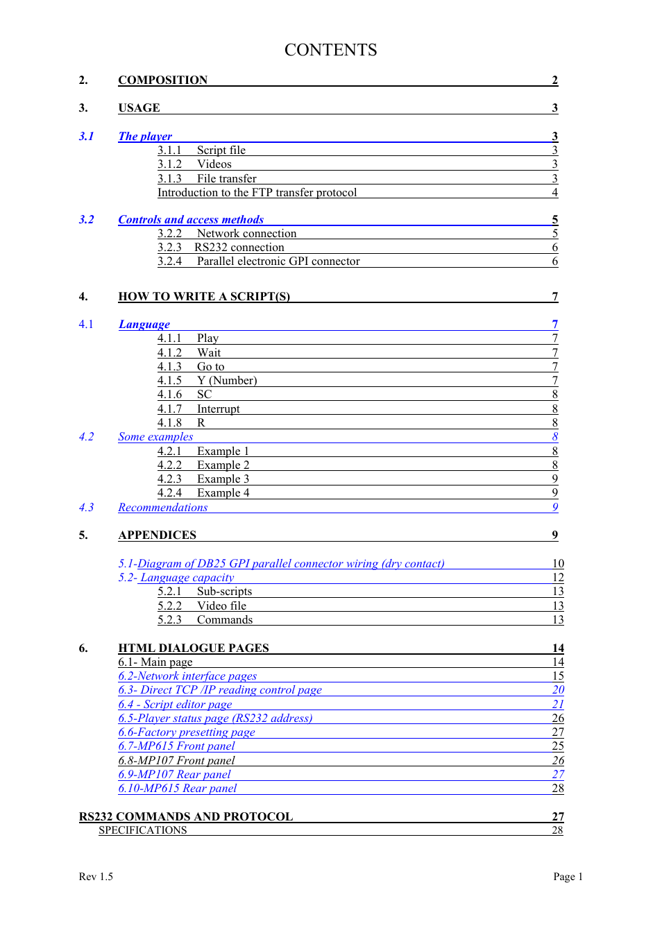 Alpeg MP615/MP107 User Manual | Page 2 / 34