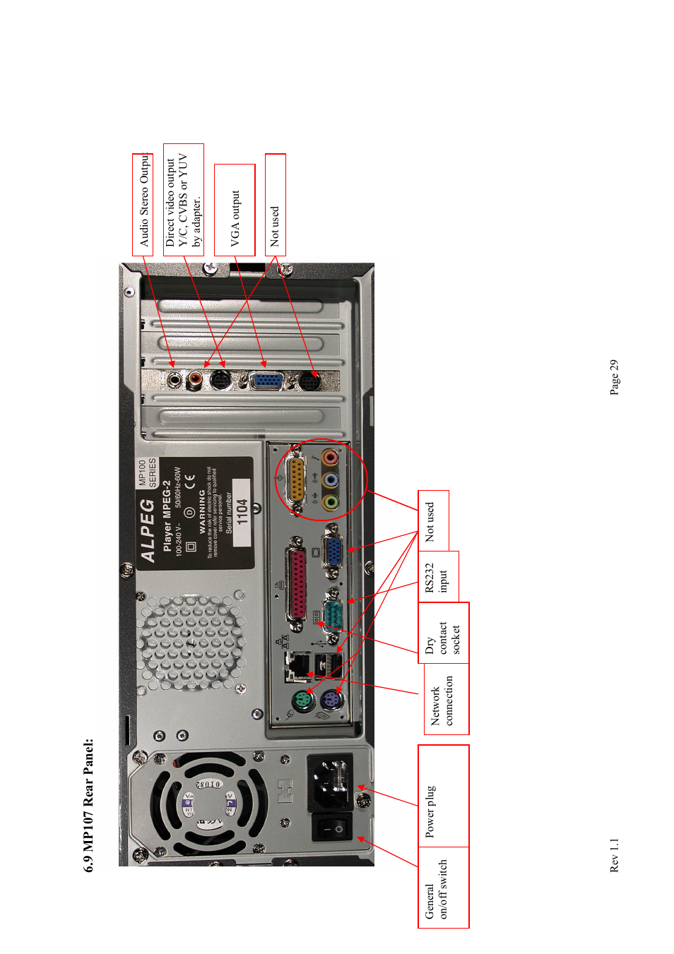 Alpeg MP615/MP107 User Manual | Page 30 / 34
