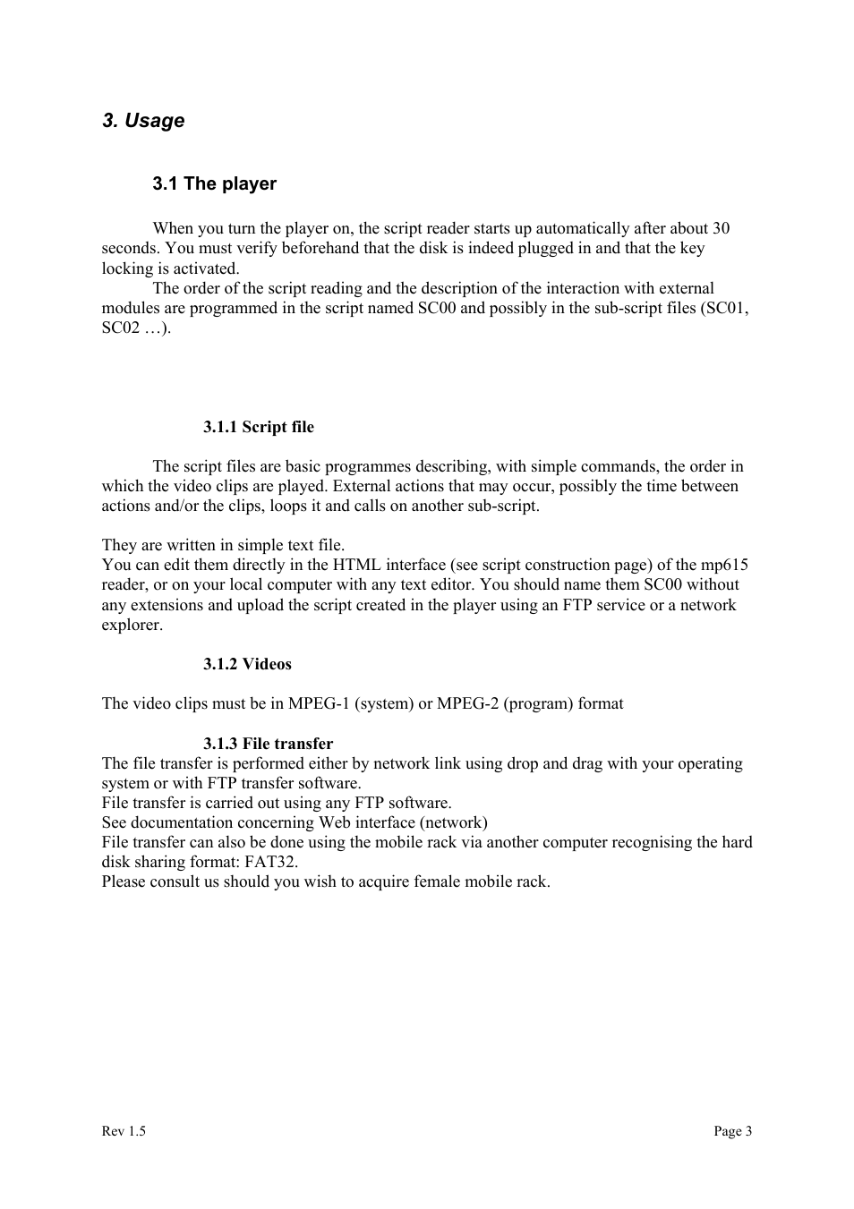 Alpeg MP615/MP107 User Manual | Page 4 / 34