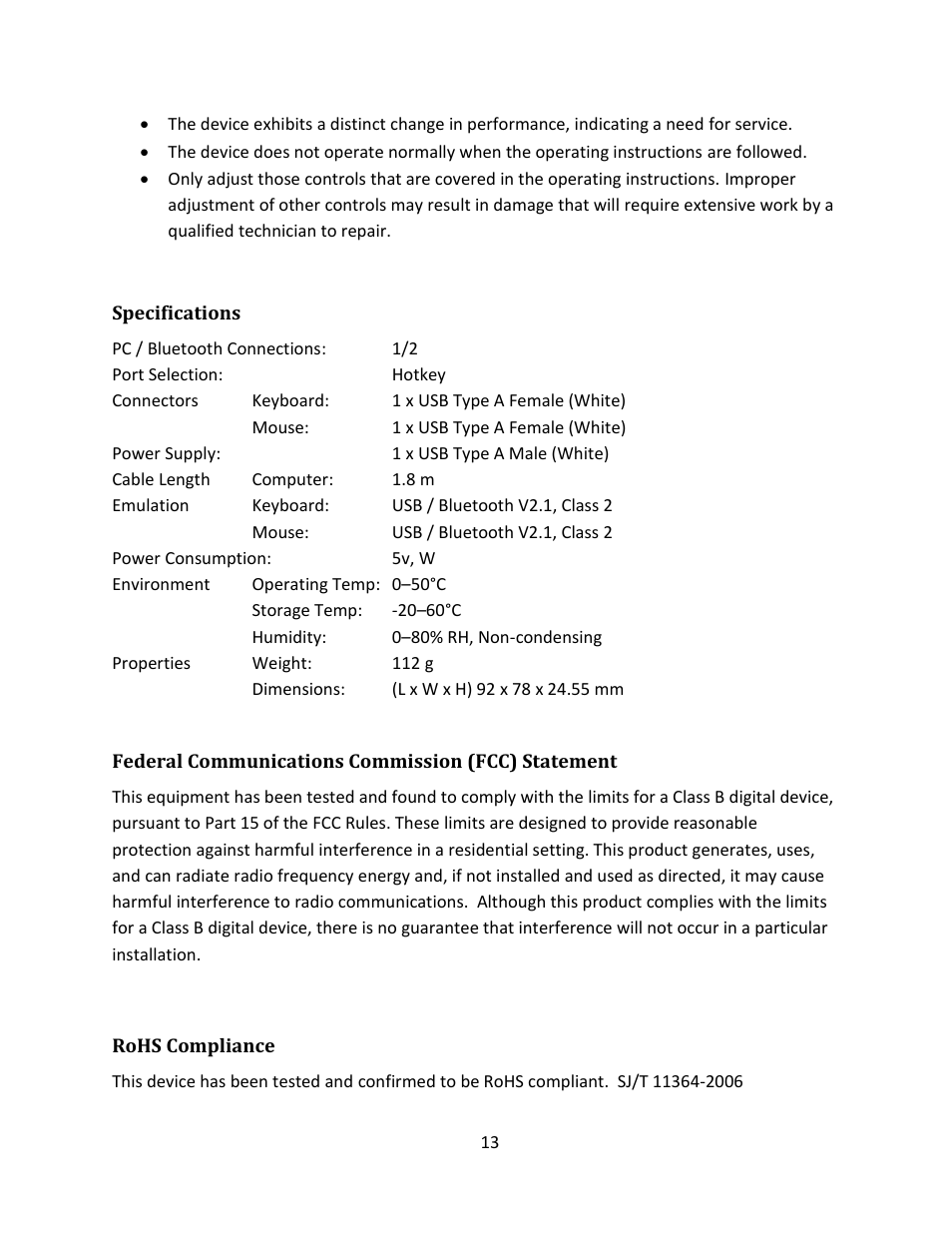 IOGear GKMB01 Manual User Manual | Page 13 / 15