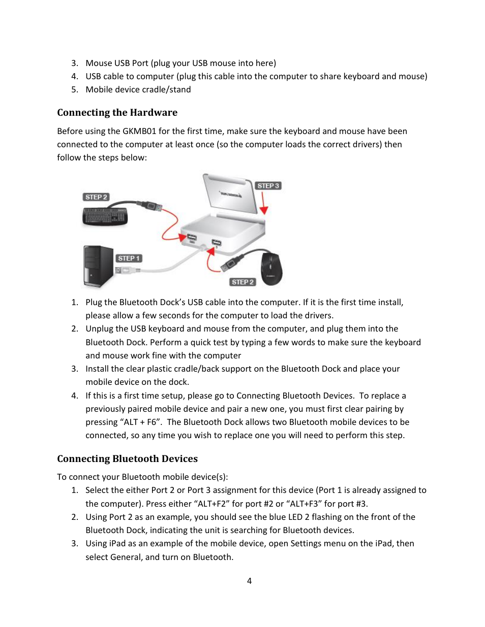 IOGear GKMB01 Manual User Manual | Page 4 / 15