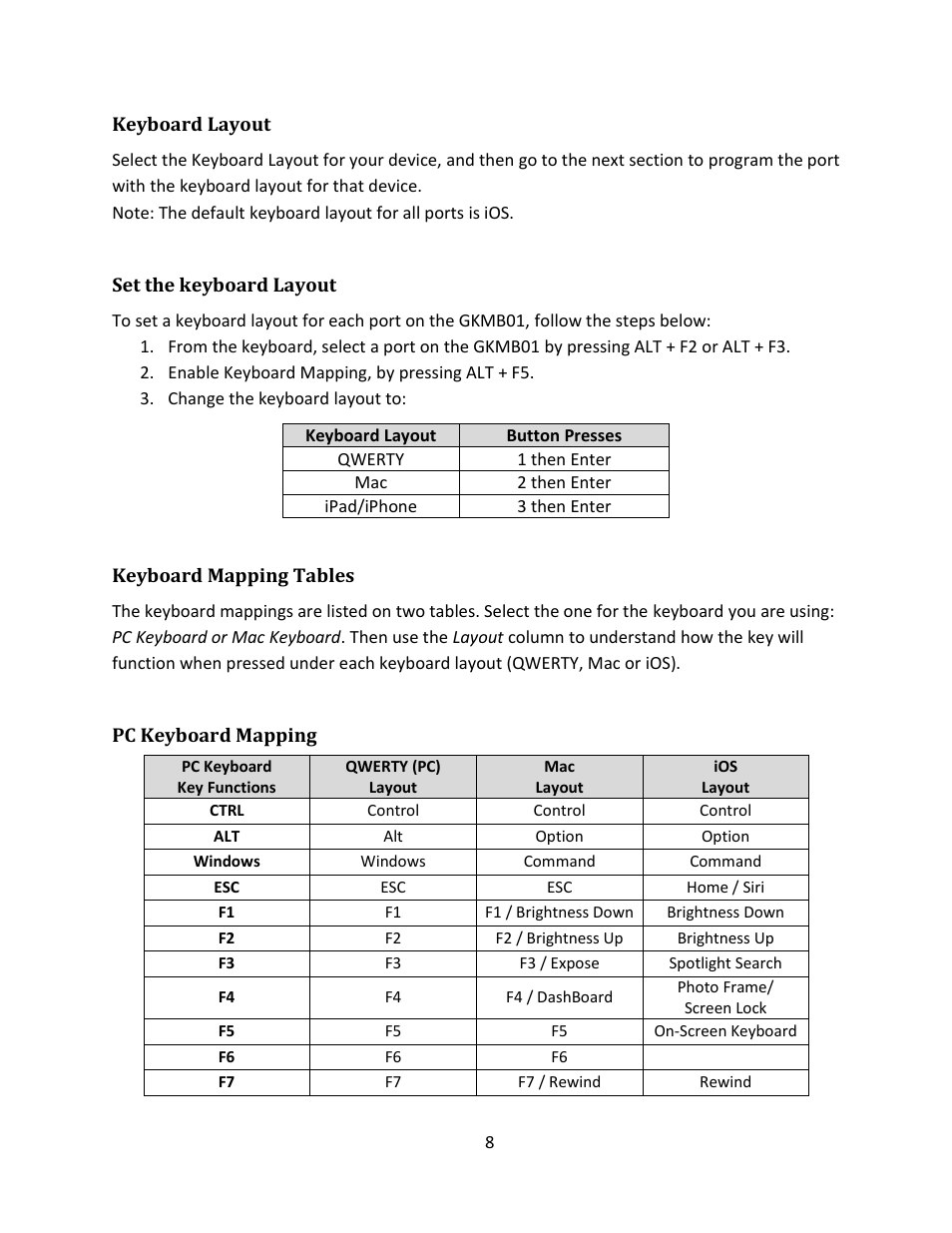 IOGear GKMB01 Manual User Manual | Page 8 / 15