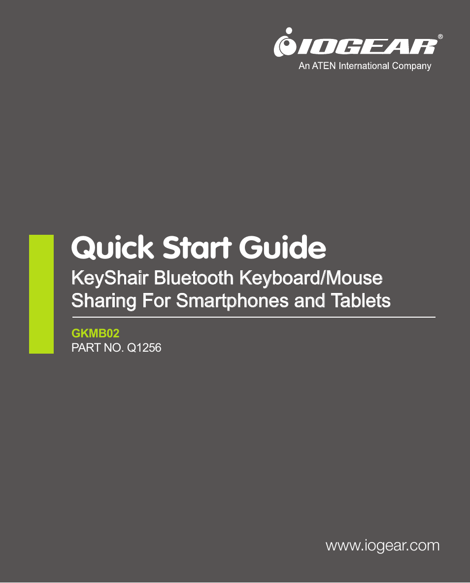 IOGear GKMB02 Quick Start User Manual | 12 pages
