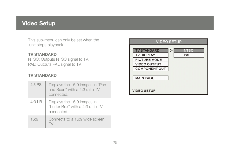Video setup | IOGear GMD2025U120A Manual User Manual | Page 25 / 44