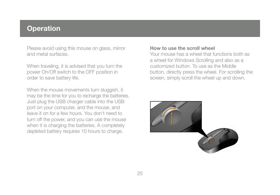 Operation | IOGear GME228BW6 User Manual | Page 25 / 84