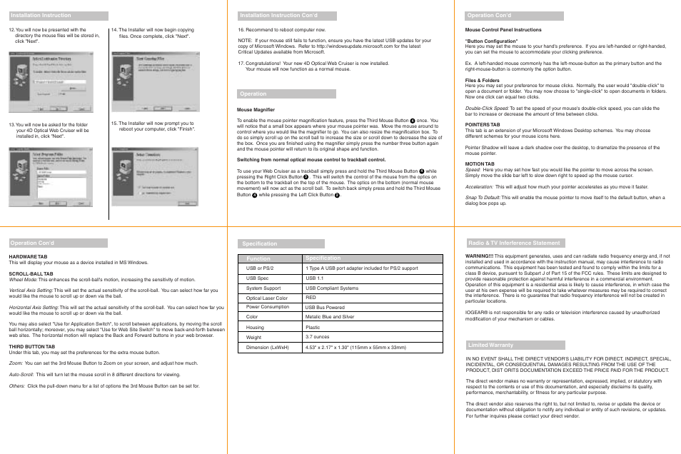 IOGear GME421 User Manual | Page 2 / 2