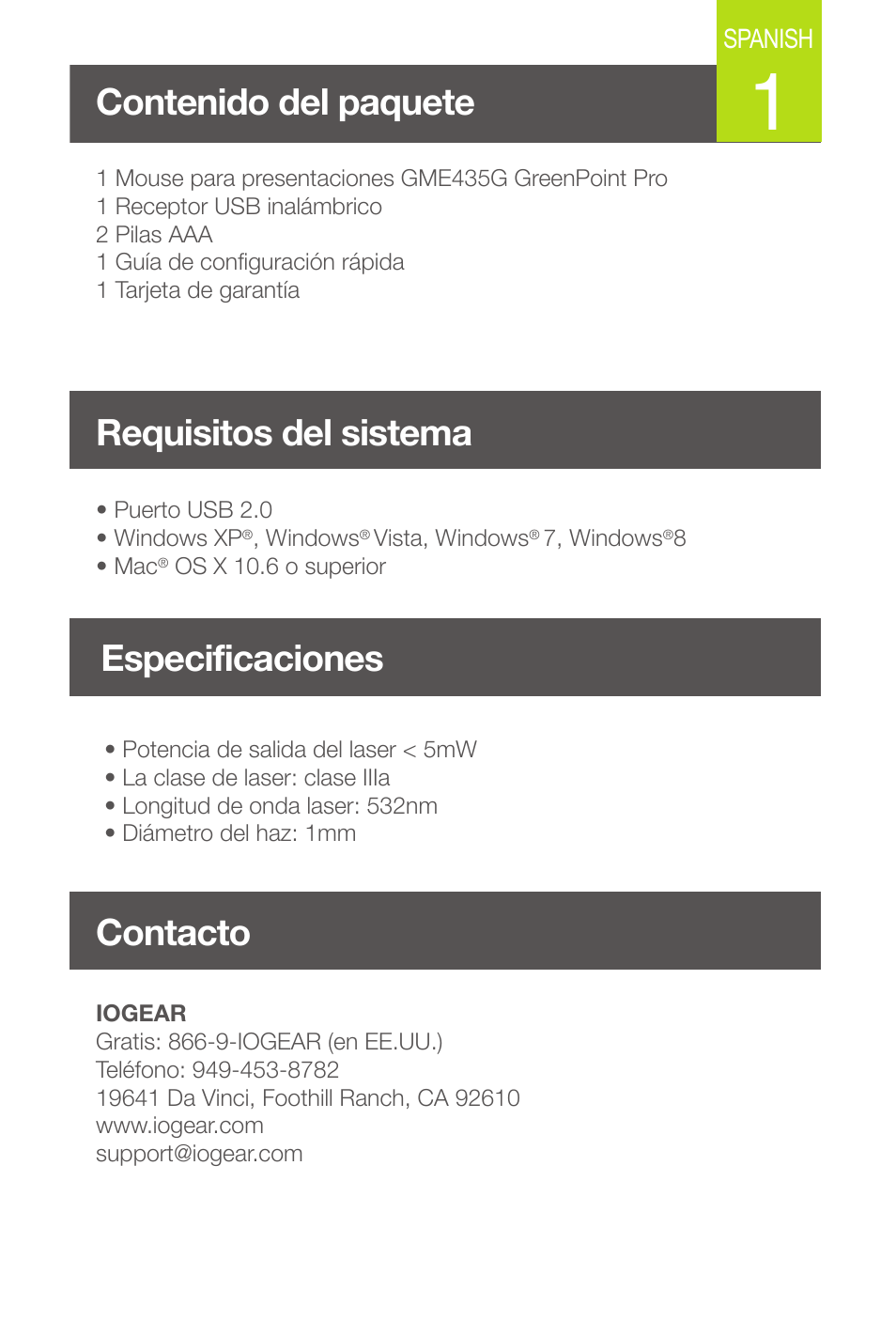 IOGear GME435G User Manual | Page 12 / 16