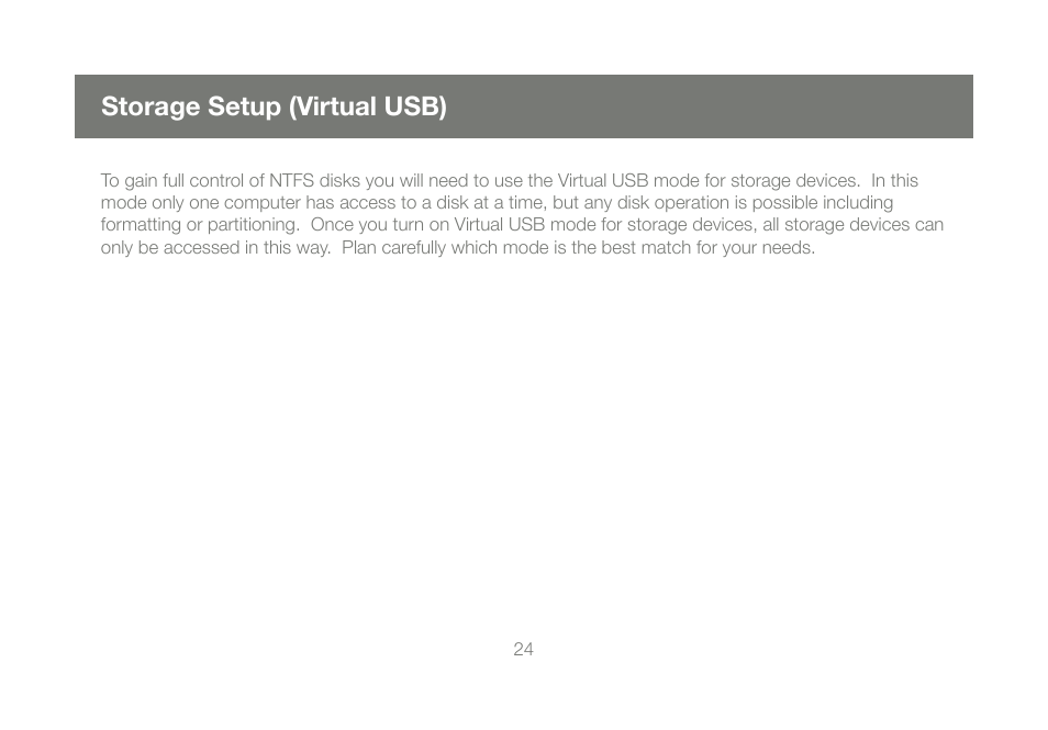 Storage setup (virtual usb) | IOGear GMFPSU22W6 User Manual | Page 24 / 32