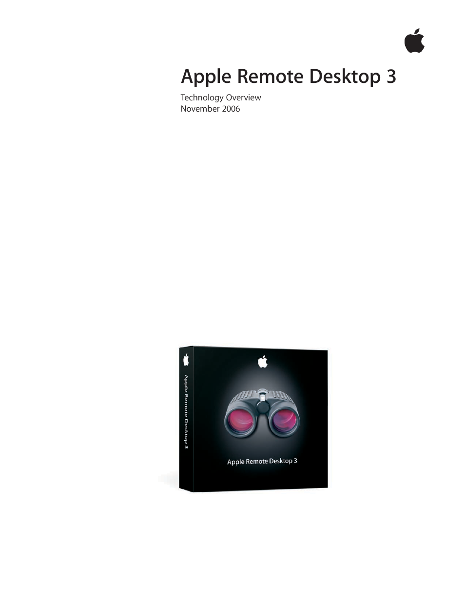 Apple Remote Desktop 3 User Manual | 35 pages