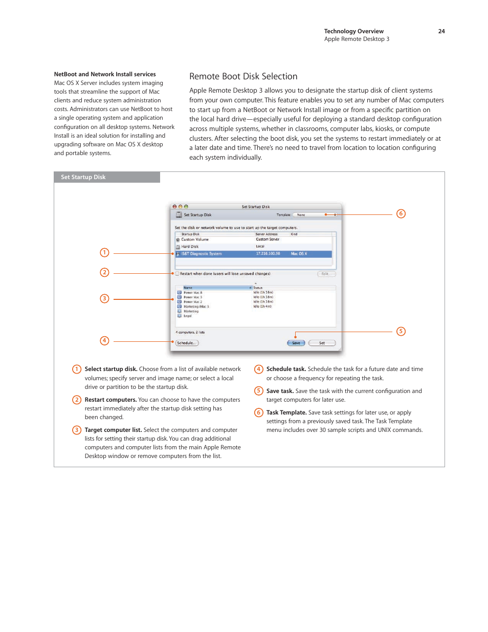 Remote boot disk selection | Apple Remote Desktop 3 User Manual | Page 24 / 35