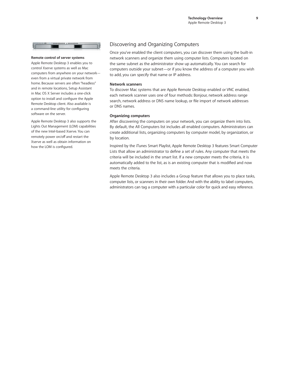 Discovering and organizing computers | Apple Remote Desktop 3 User Manual | Page 9 / 35
