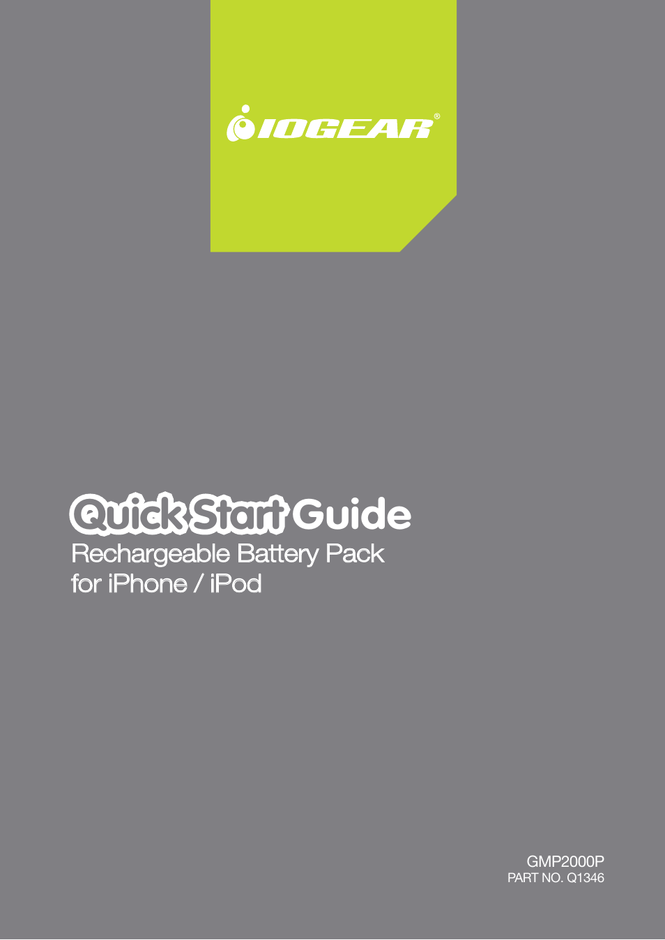 IOGear GMP2000P User Manual | 9 pages