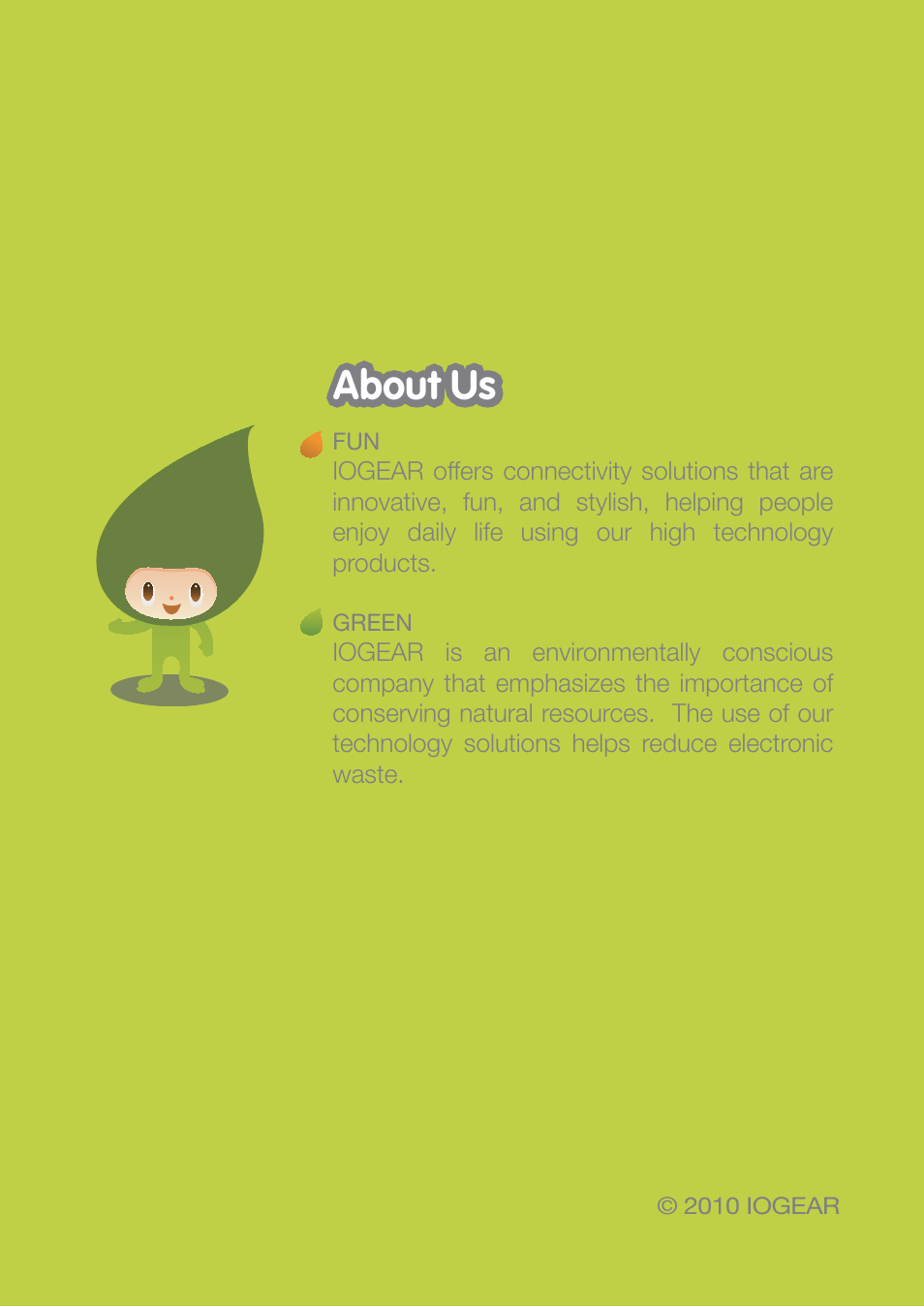 About us | IOGear GMP2000P User Manual | Page 9 / 9