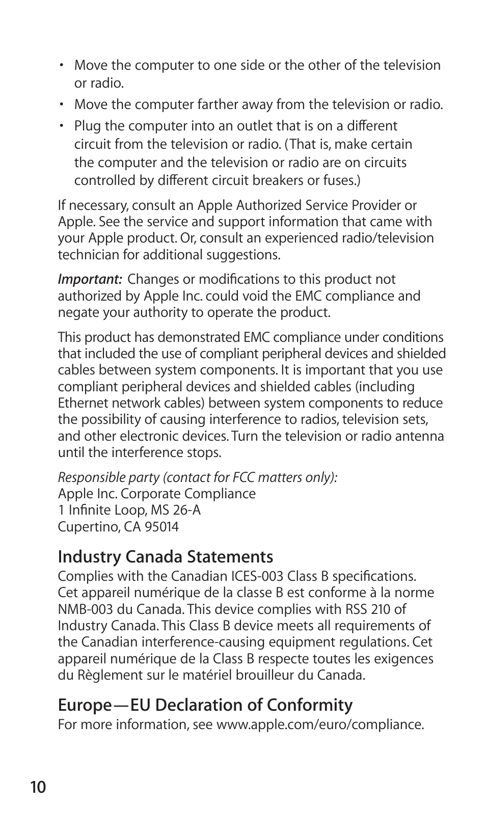 Apple Magic Mouse User Manual | Page 10 / 16