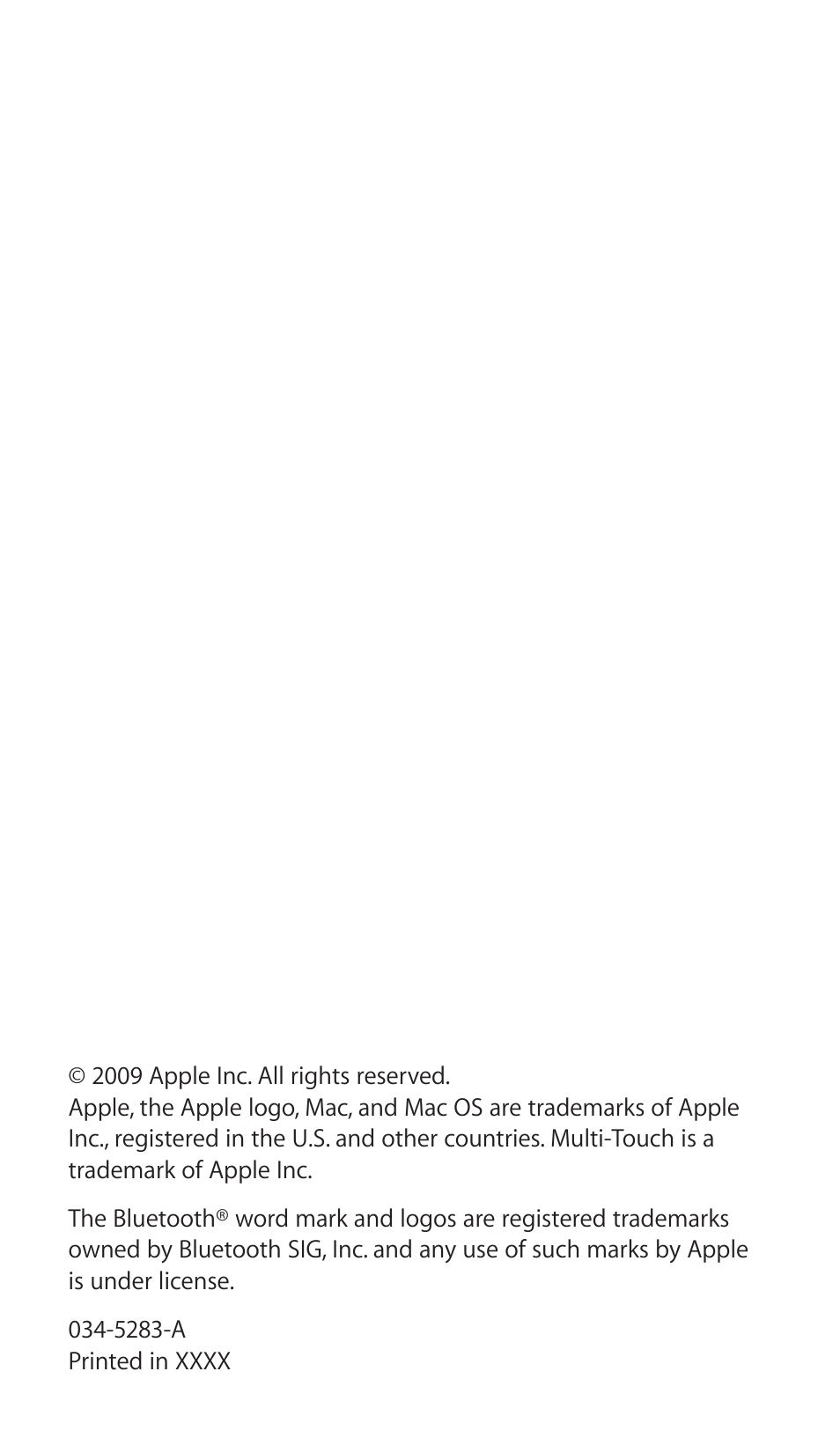 Apple Magic Mouse User Manual | Page 16 / 16