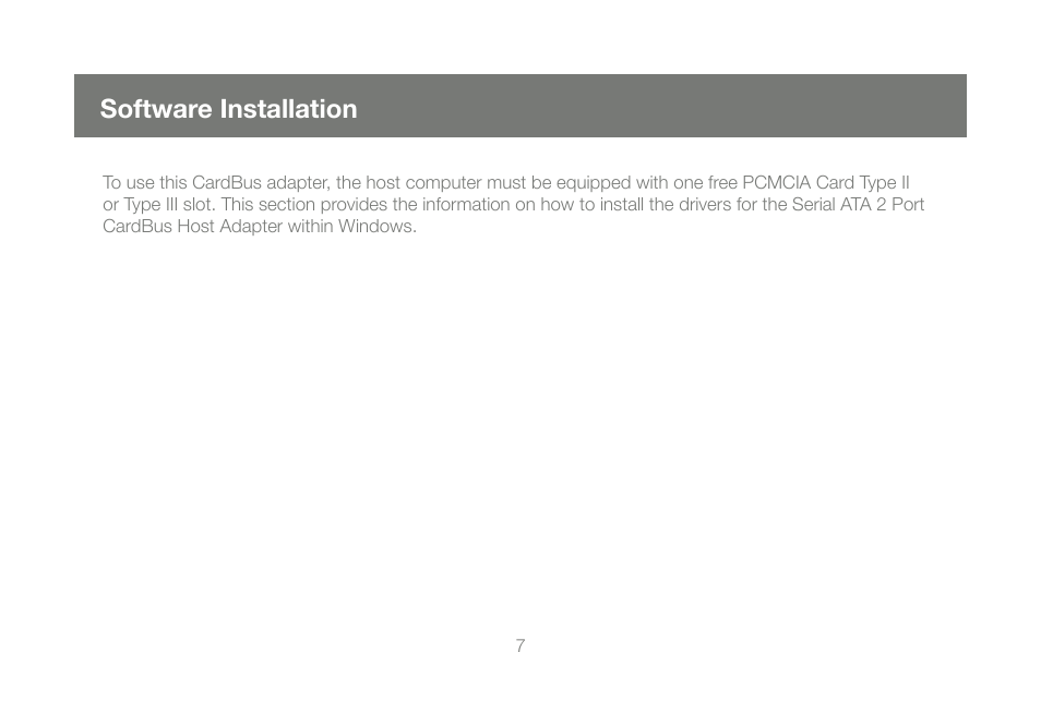 Software installation | IOGear GPS702W6 User Manual | Page 7 / 16