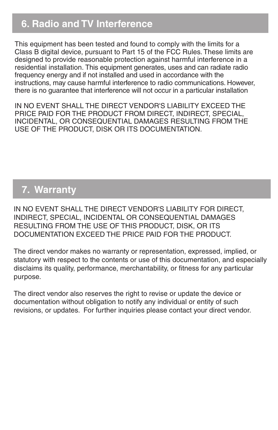 Radio and tv interference, Warranty | IOGear GUF320 User Manual | Page 9 / 9