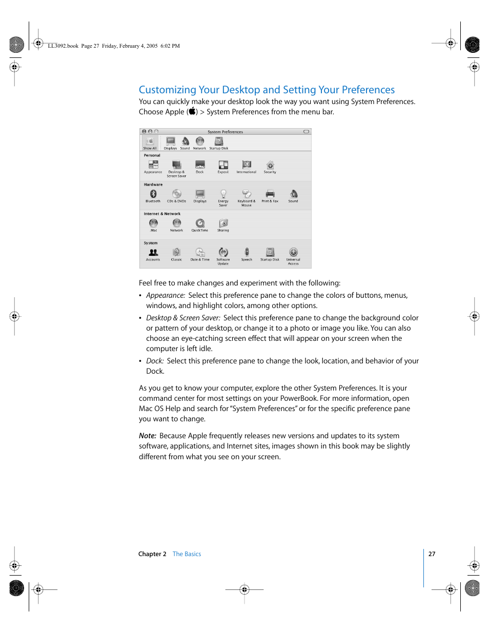 Apple PowerBook G4 (15-inch, 1.67/1.5 GHz) User Manual | Page 28 / 112