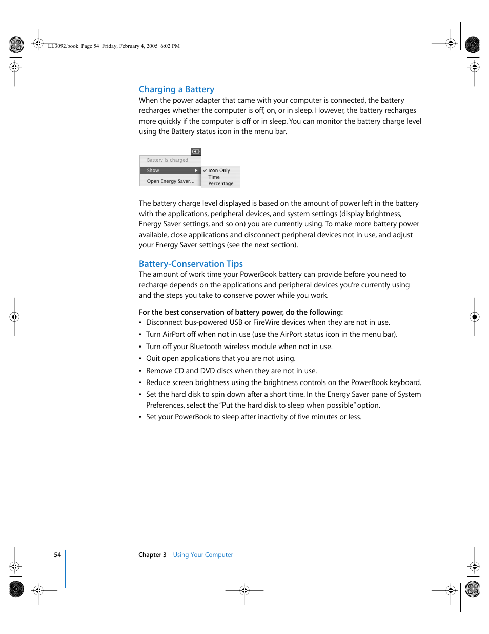 Apple PowerBook G4 (15-inch, 1.67/1.5 GHz) User Manual | Page 55 / 112