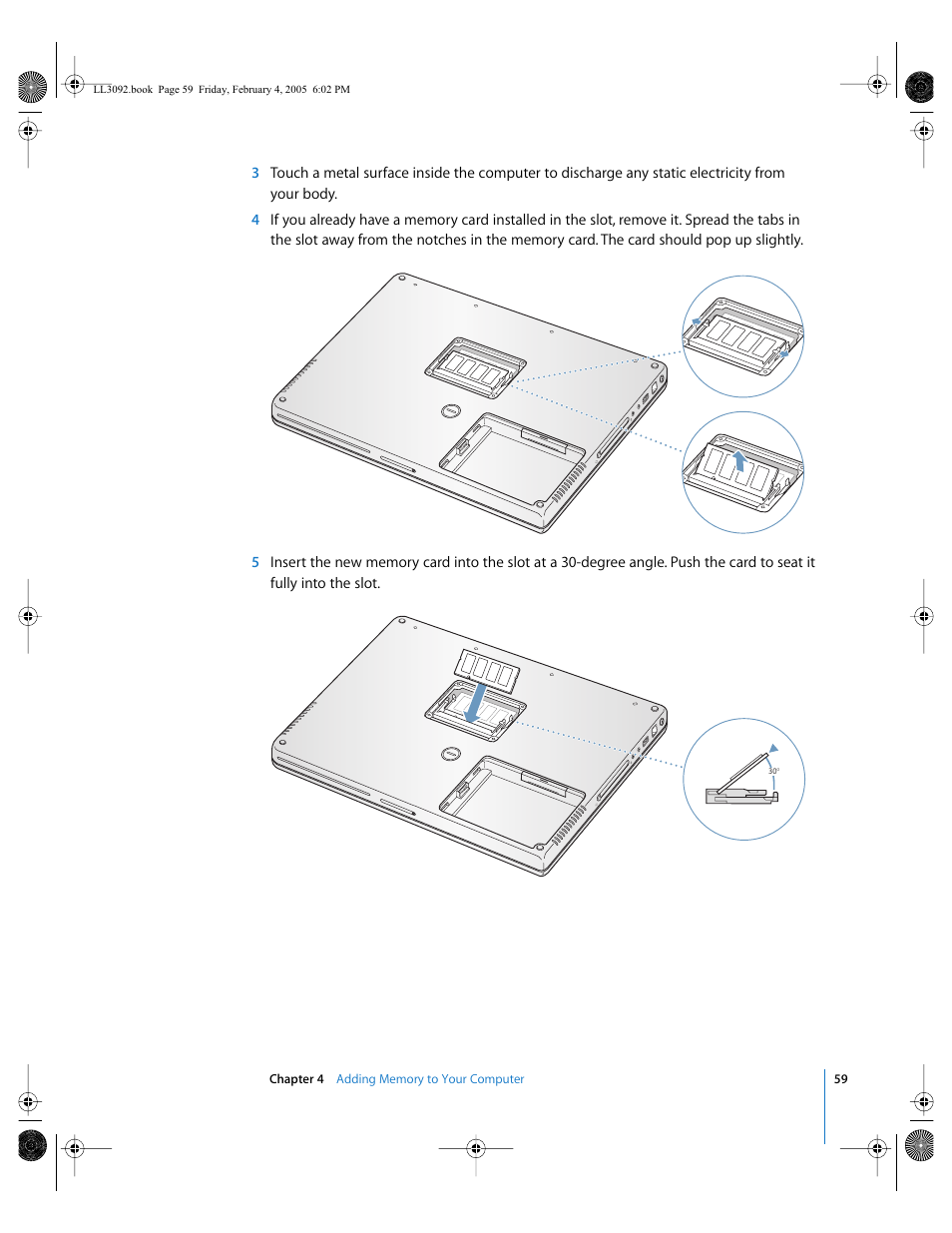 Apple PowerBook G4 (15-inch, 1.67/1.5 GHz) User Manual | Page 60 / 112