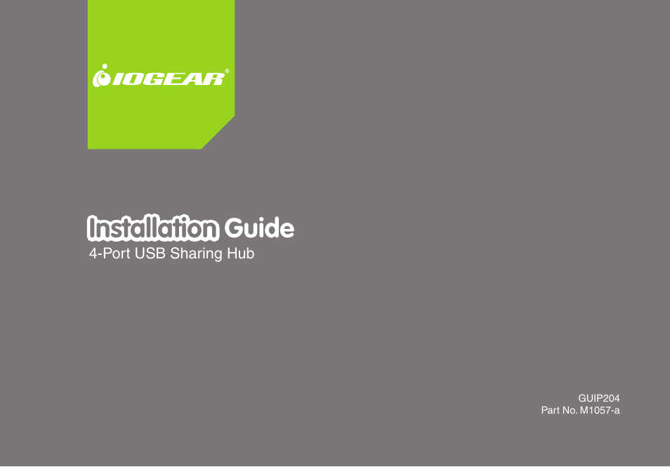 IOGear GUIP204 v2 User Manual | 44 pages